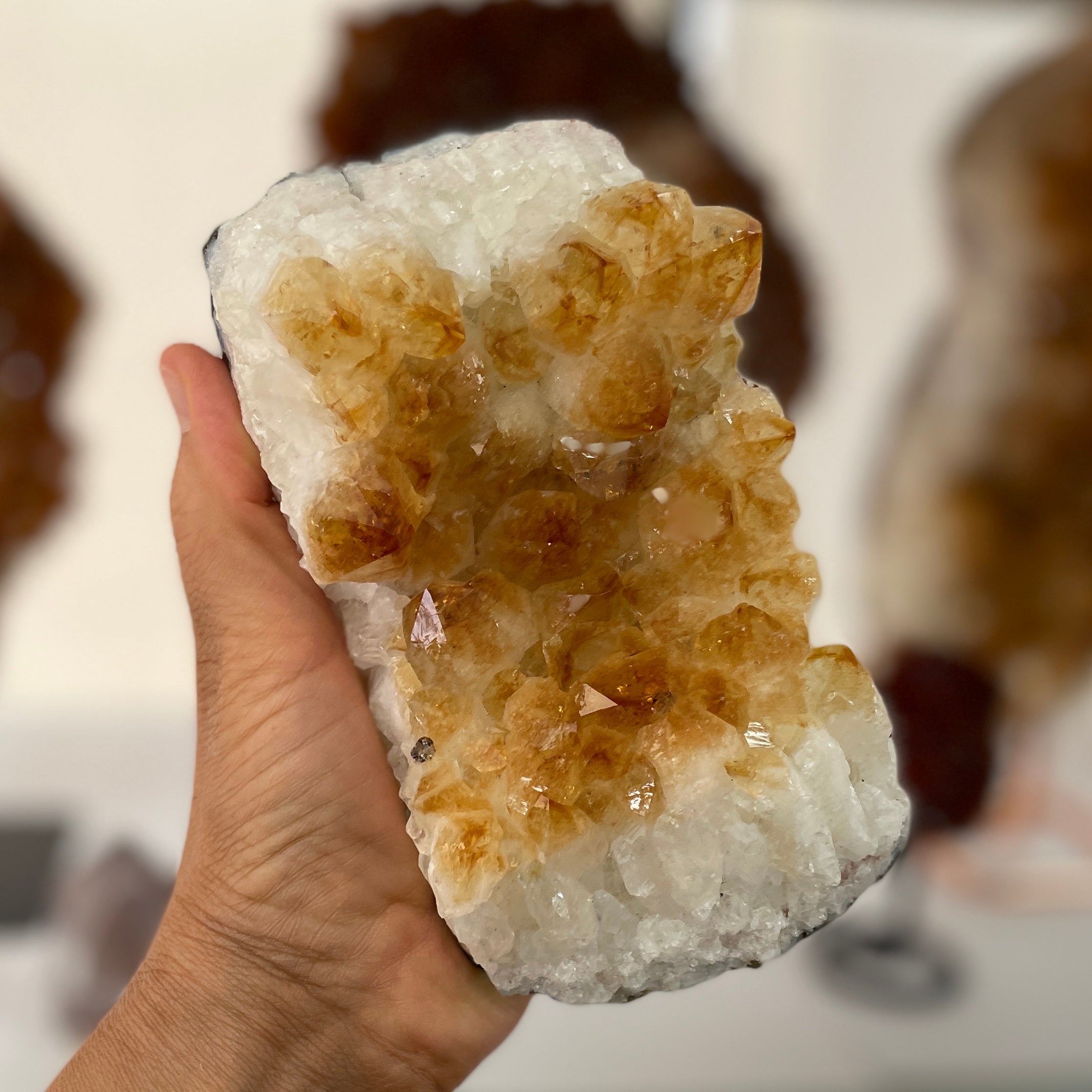 Citrine Cluster - 19 Citrine Cluster - 19